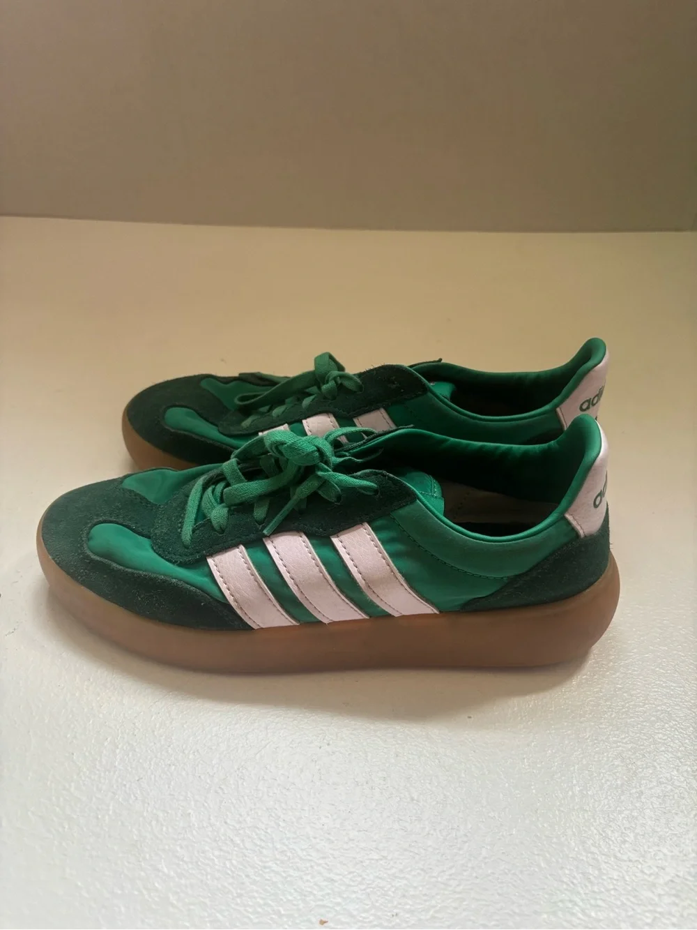 Adidas Green Suede Barreda Decode Sneakers men’s 7.5